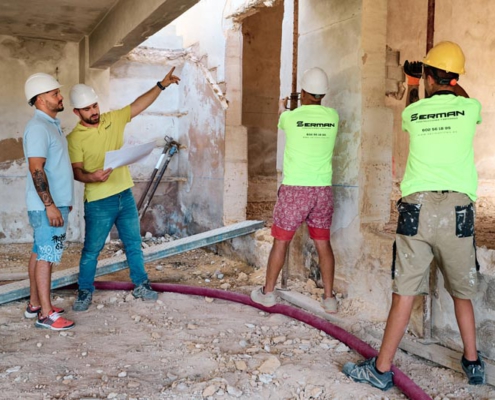 proyecto demolición manual vivienda