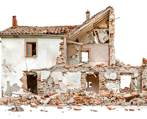 como deshacerse de una casa en ruinas