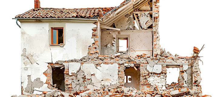 como deshacerse de una casa en ruinas