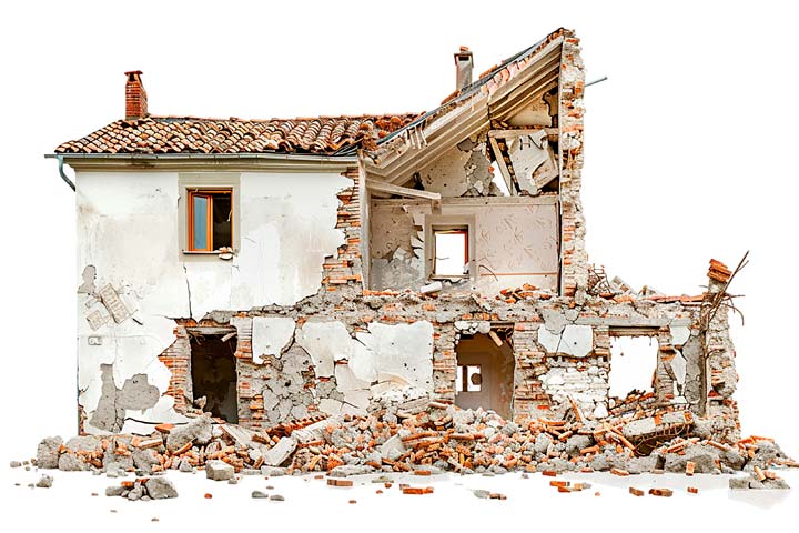 como deshacerse de una casa en ruinas